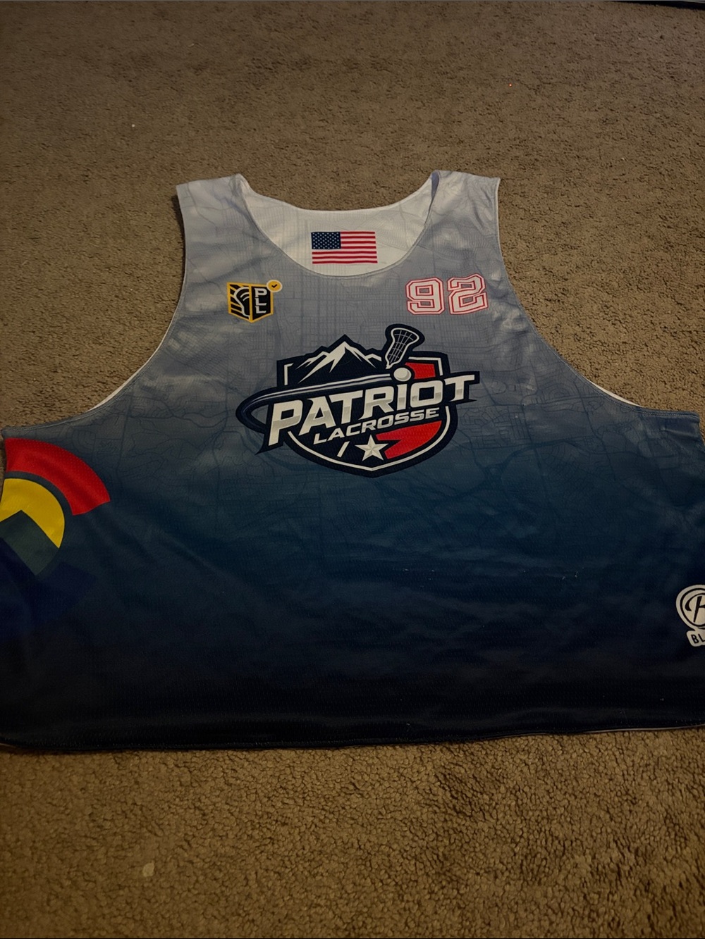 Men's Navy Gradient Game Jersey